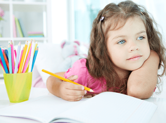 Enfant à l'école